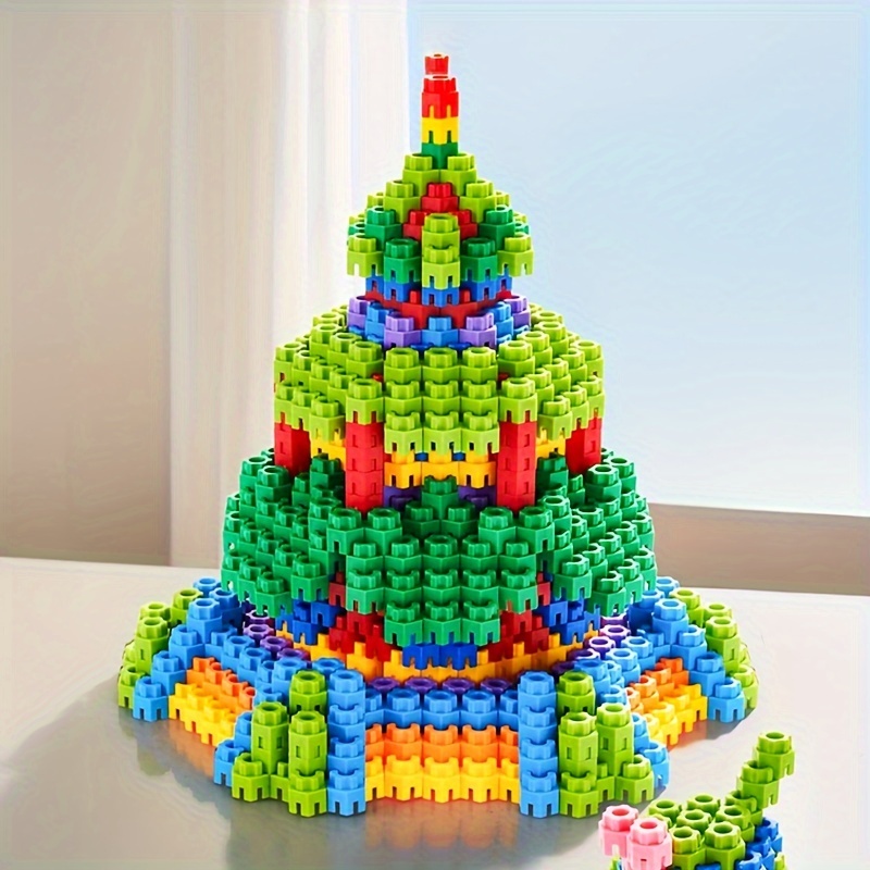 Hexagonal Puzzle Building Blocks Set for Kids